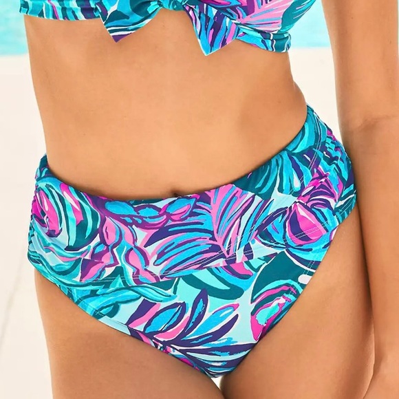 NWT Lilly Pulitzer High Waisted Balloon Swim Bottom only - Picture 3 of 4